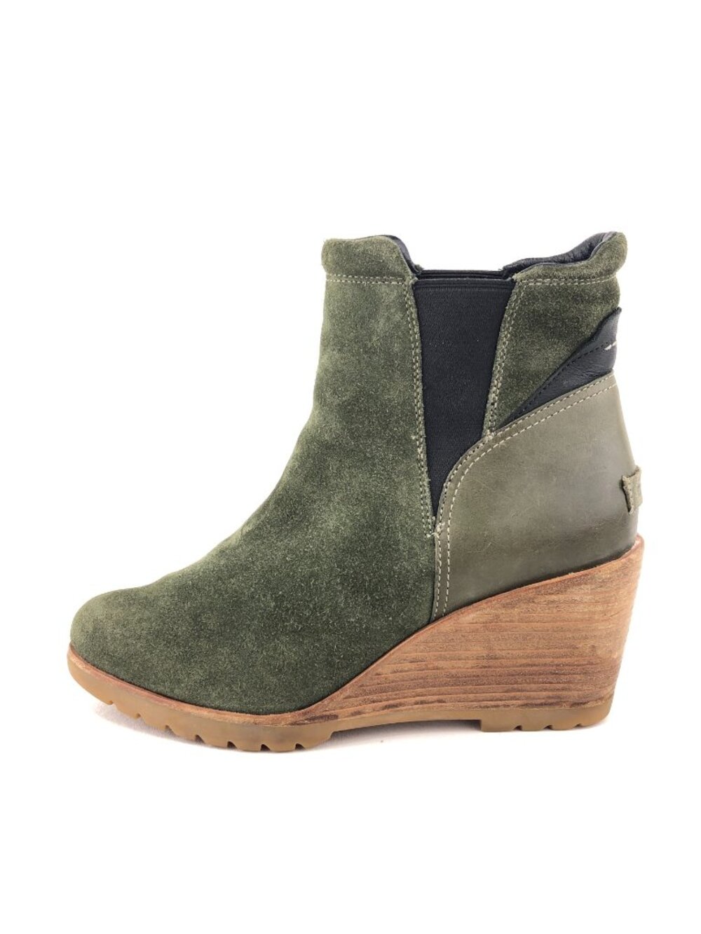 Sorel After Hours Chelsea Wedge Ankle Boots 10.5